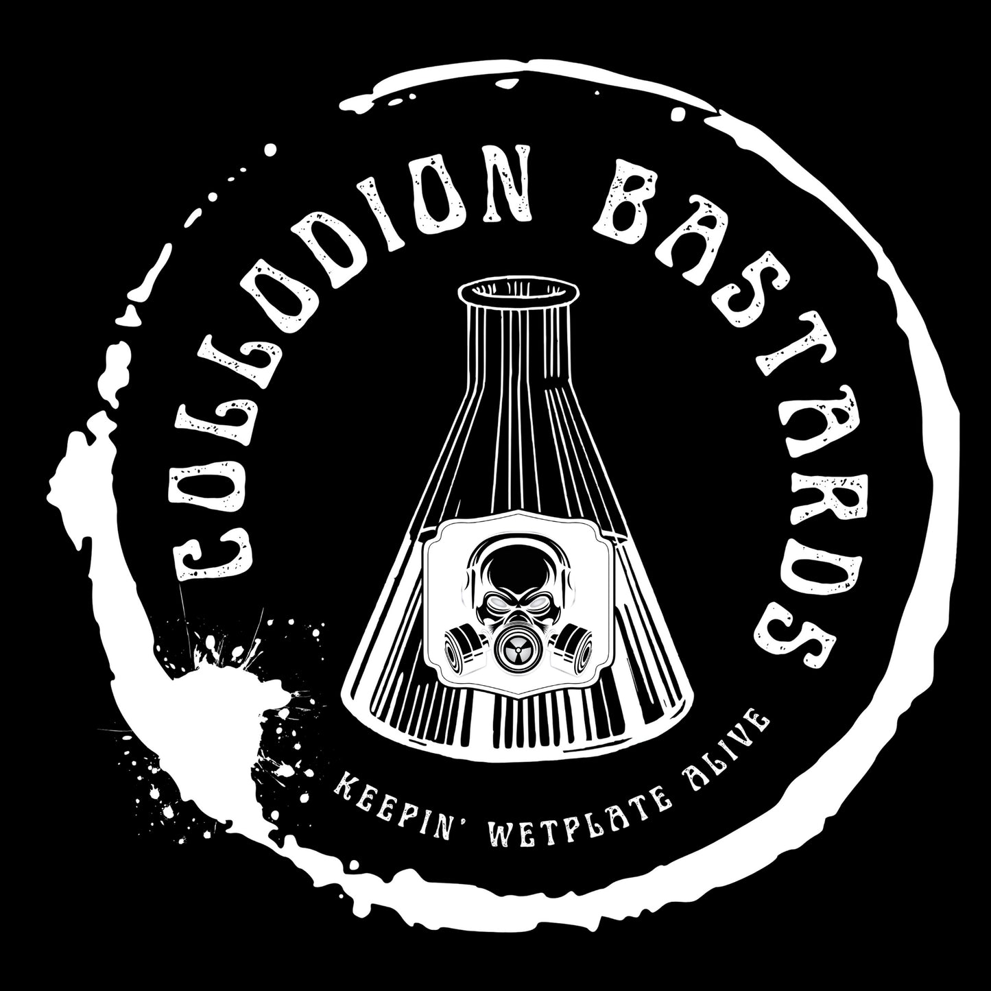 Collodion Bastards - Keepin' Wetplate Alive - Unisex T-shirt - dark colours